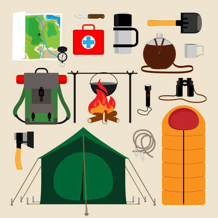 Essential Ingredients and Camping-Suitable Equipment