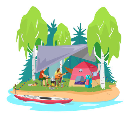 Camping in the Shadow of Scotland