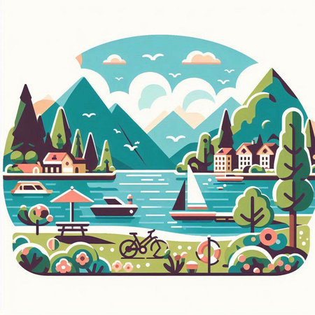 Summer Escapades: Sunlit Trails and Seaside Camping